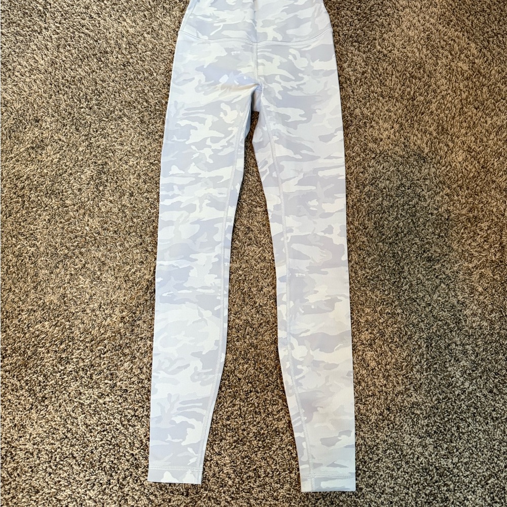 Lululemon White Camo Leggings